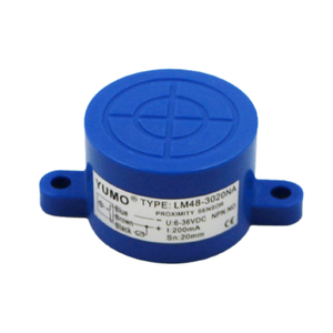 Sensor de proximidad inductivo instalado en panel de cilindro micro LM48 NO