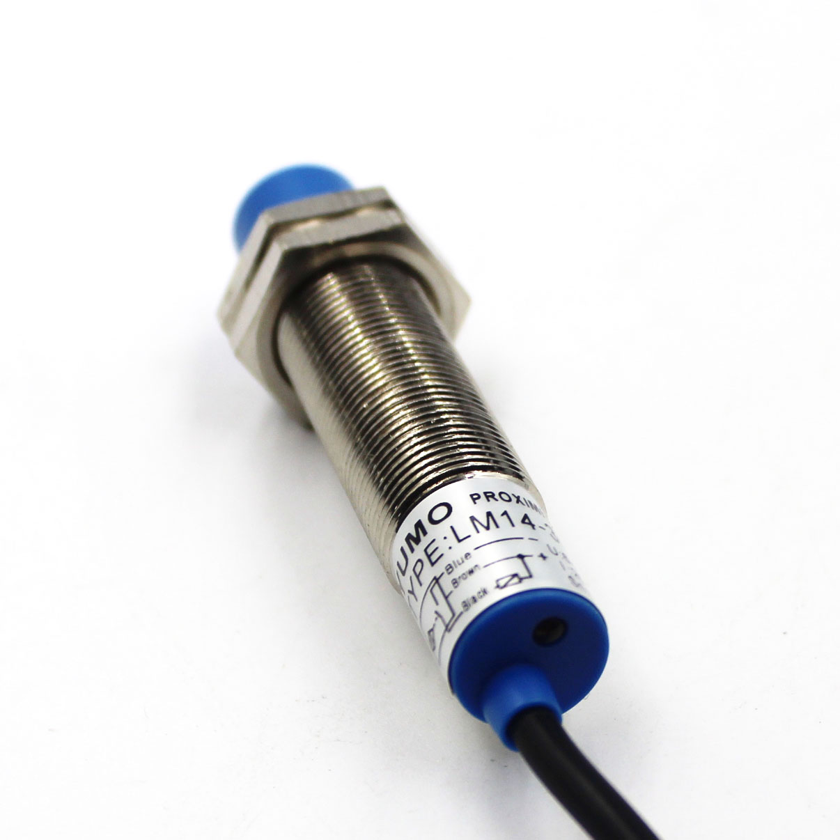 Interruptor de proximidad Sensor de proximidad inductivo de metal óptico LM14-3005NB 